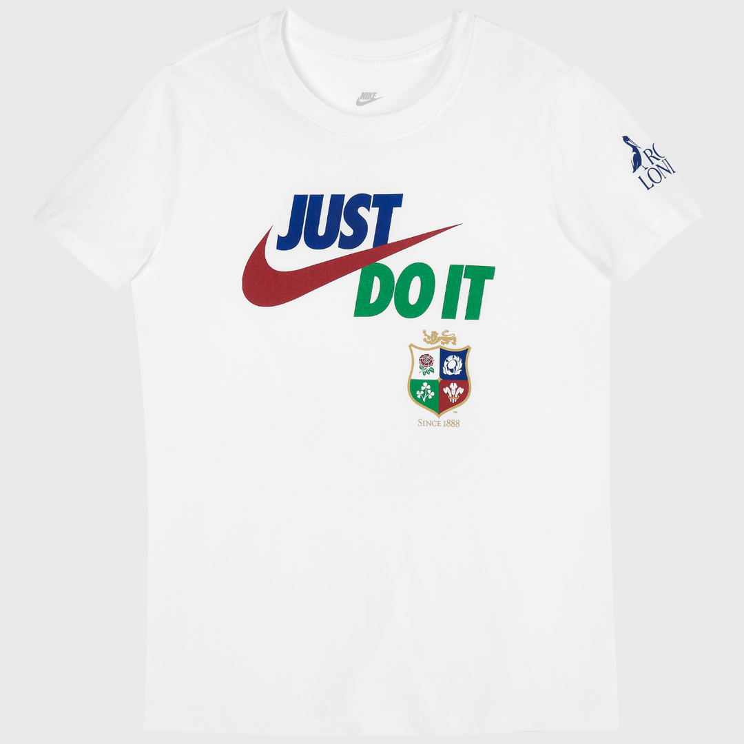 Nike British & Irish Lions Women's Just Do It Tee White
