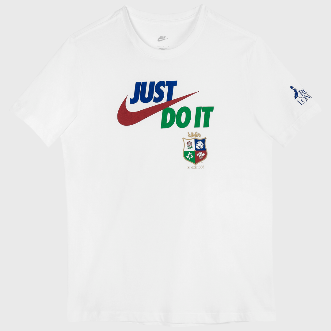 Nike British & Irish Lions Men's Just Do It Tee White