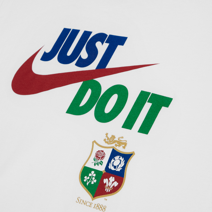 Nike British & Irish Lions Men's Just Do It Tee White