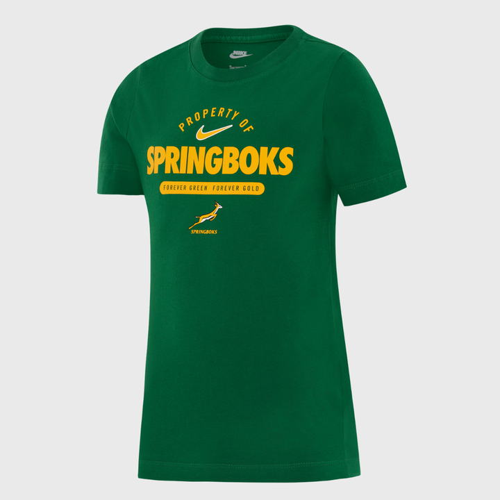 Nike Kid's Property Of Springboks Tee Green 2025/26