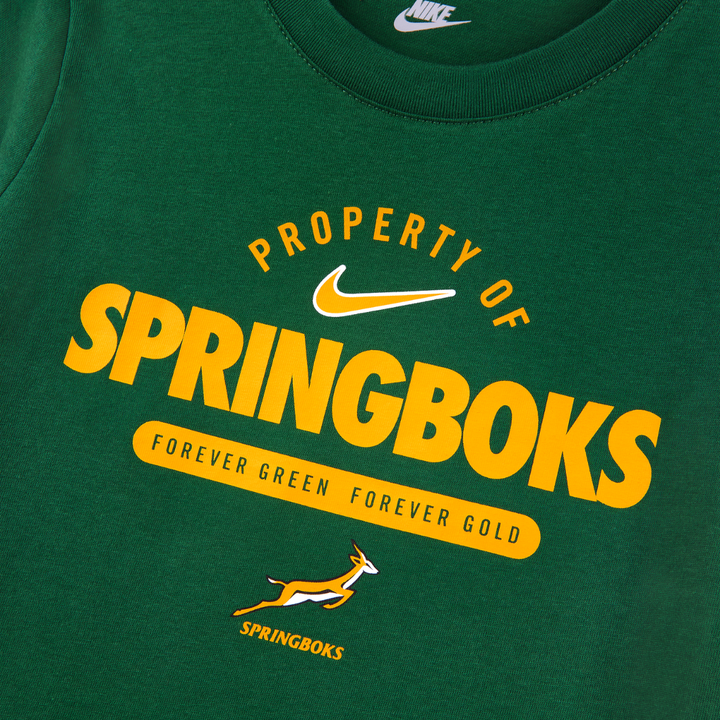 Nike Kid's Property Of Springboks Tee Green 2025/26