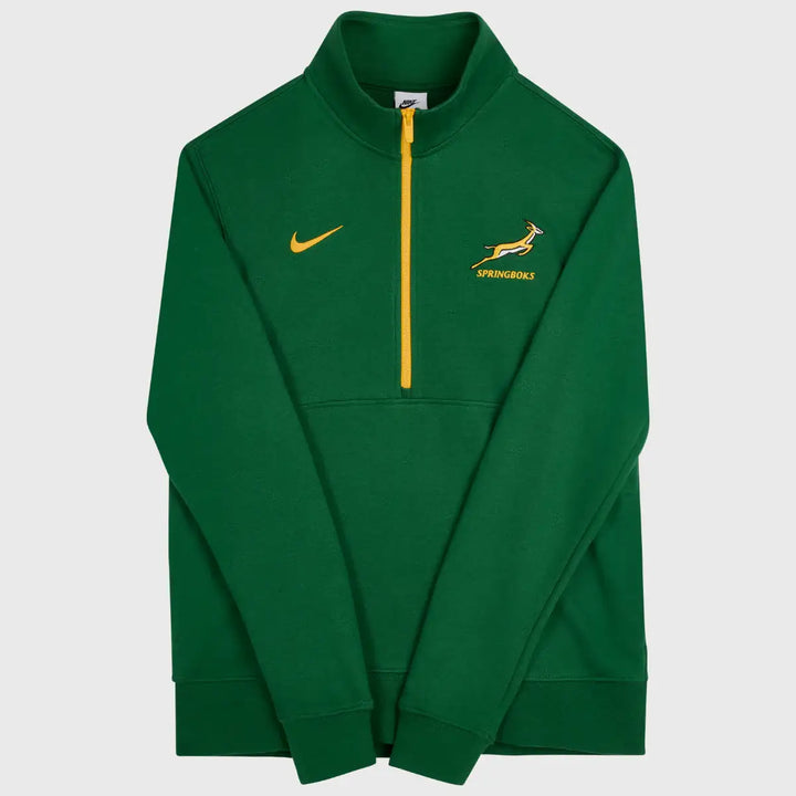 Nike Springboks Men's 1/2 Zip Sweatshirt 2026/27 - Rugbystuff.com