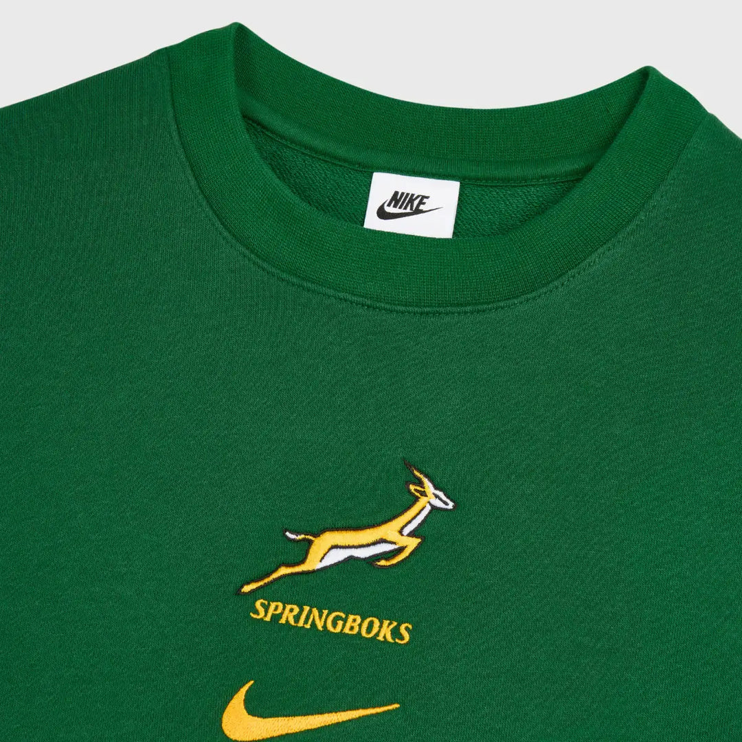 Nike Springboks Men's Crew Sweatshirt 2026/27 - Rugbystuff.com