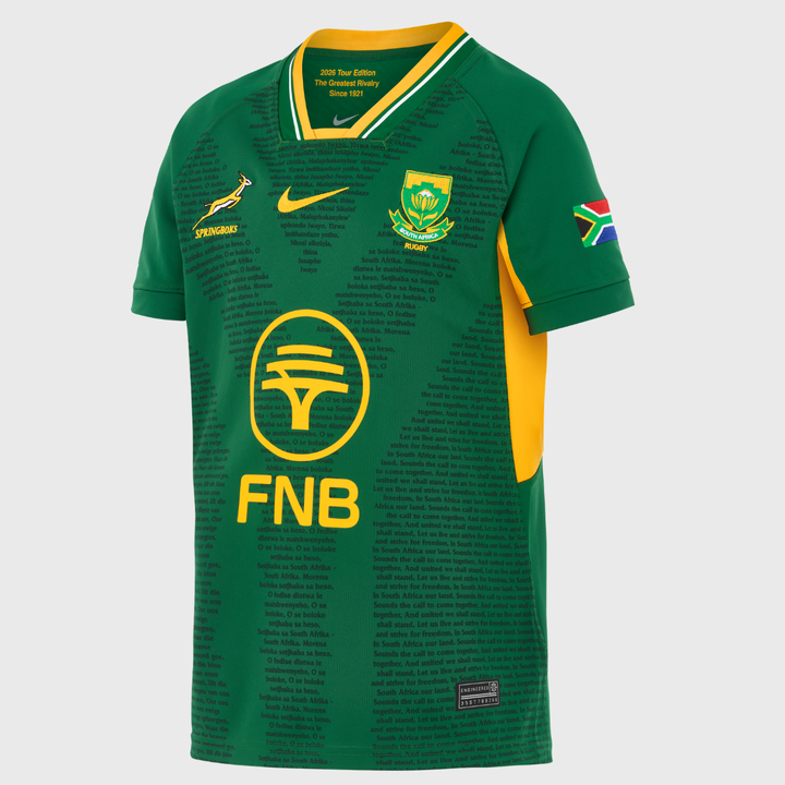 Nike Springboks Kid's Greatest Rivalry Home Stadium Rugby Jersey