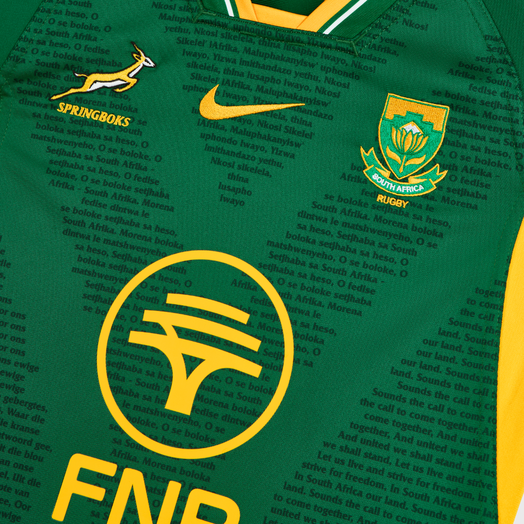 Nike Springboks Kid's Greatest Rivalry Home Stadium Rugby Jersey