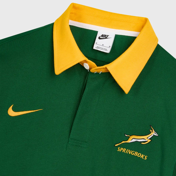 Nike Springboks Men's Home Long Sleeve Rugby Jersey 2026/27 - Rugbystuff.com
