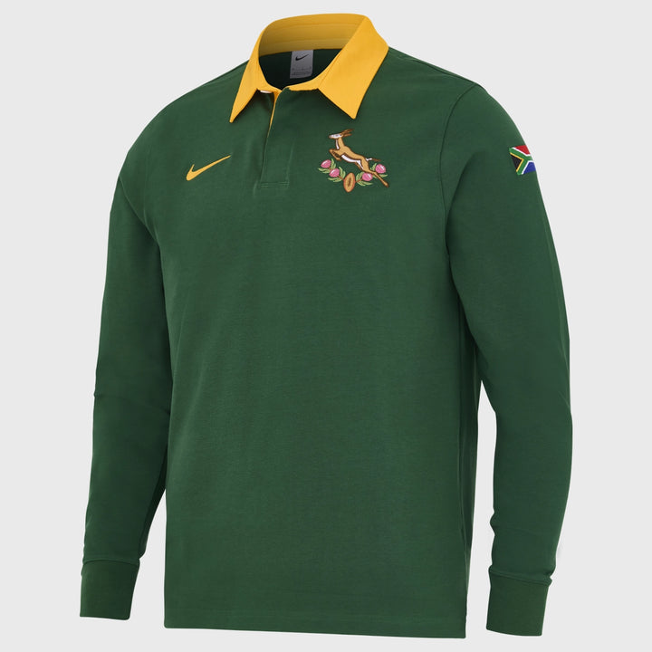 Nike Springboks Men's Long Sleeve Rugby Jersey 2025/26 - Rugbystuff.com