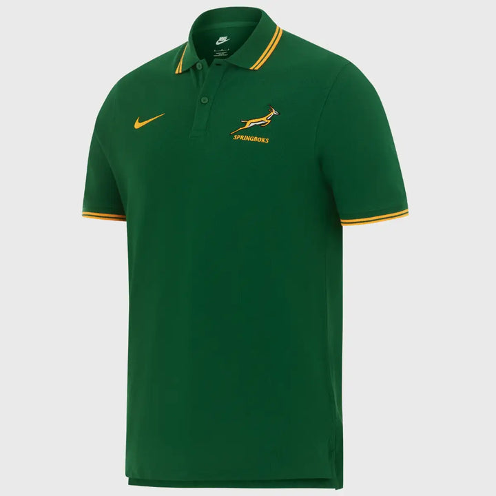 Nike Springboks Men's Pique Polo Shirt 2026/27 - Rugbystuff.com