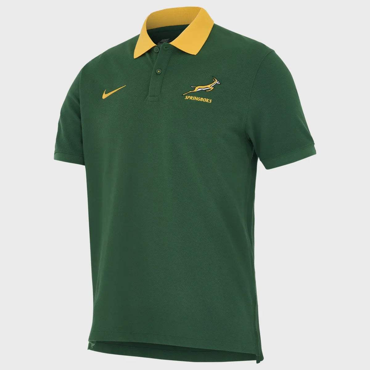 Nike Springboks Men's Pique Polo Shirt Green 2025/26 – Rugbystuff.com