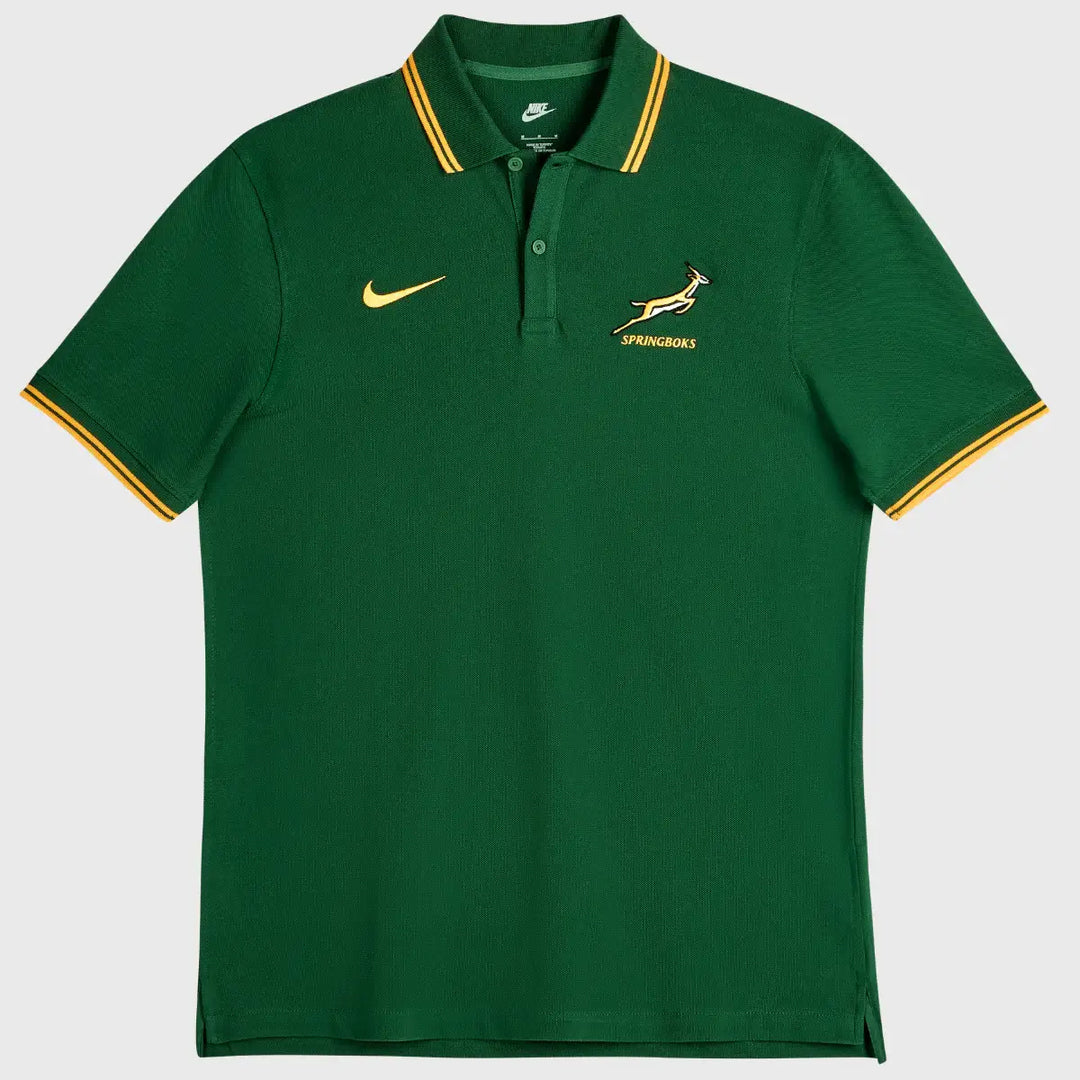 Nike Springboks Men's Pique Polo Shirt 2026/27 - Rugbystuff.com