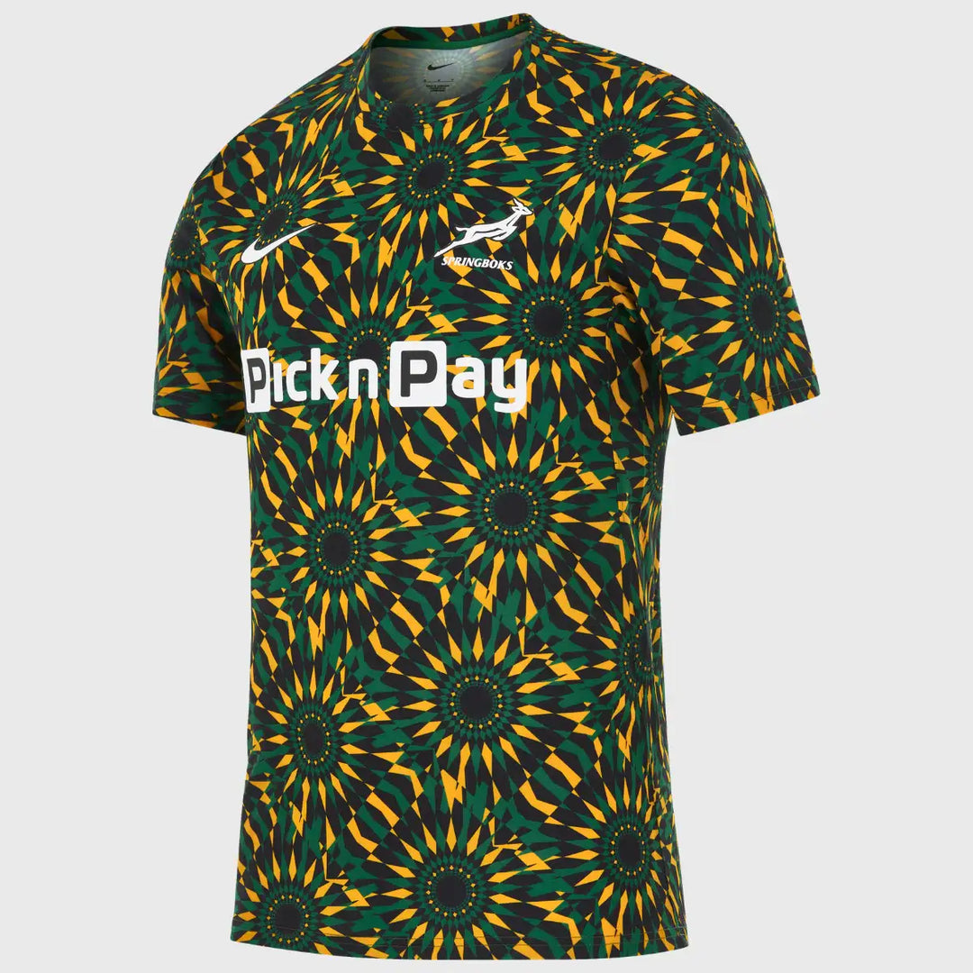 Nike Springboks Men's Pre-Match Rugby Shirt 2026/27 - Rugbystuff.com
