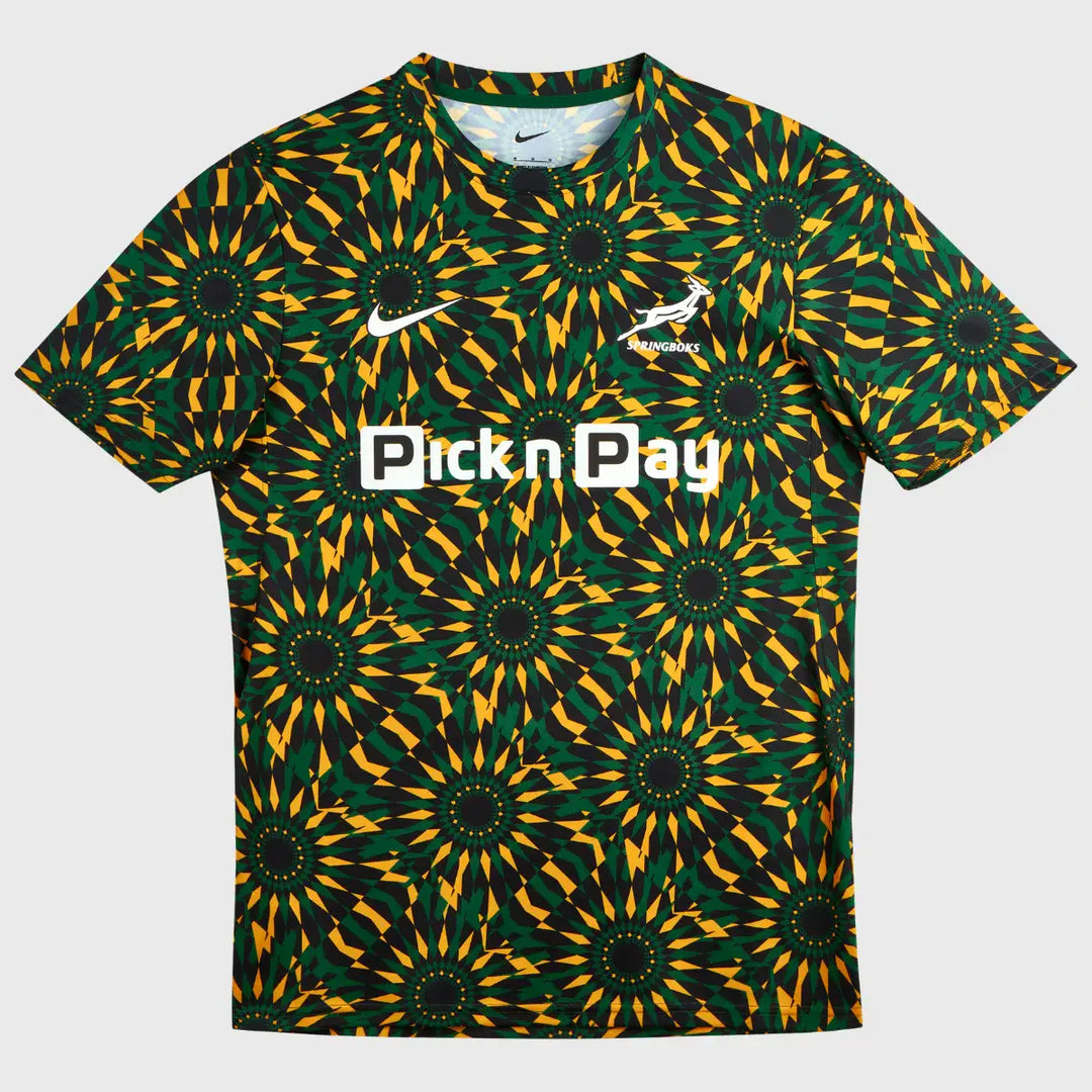Nike Springboks Men's Pre-Match Rugby Shirt 2026/27 - Rugbystuff.com