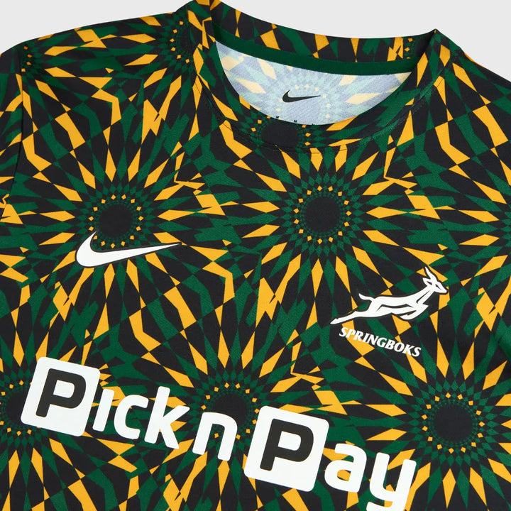 Nike Springboks Men's Pre-Match Rugby Shirt 2026/27 - Rugbystuff.com