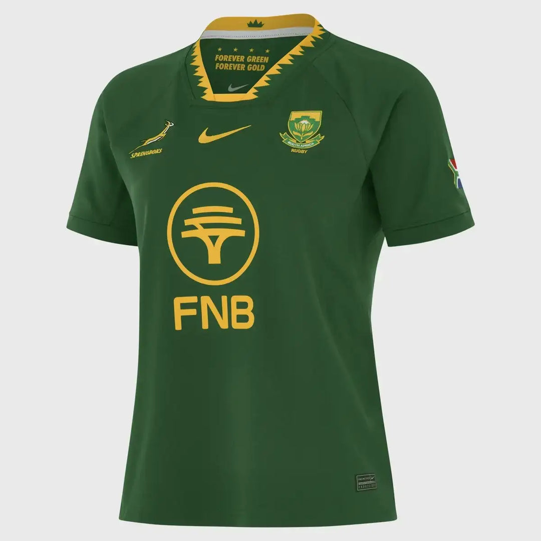 Springbok Stuff Nike Springboks Women's Home Stadium Rugby Jersey 2025/26 – Rugbystuff.com