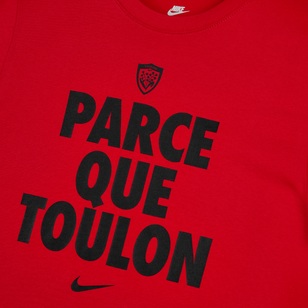 Nike RC Toulon Rugby Men's Graphic Tee University Red 2026/27