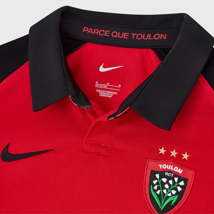Nike RC Toulon Kid's Home Stadium Rugby Shirt 2023/24 - Rugbystuff.com