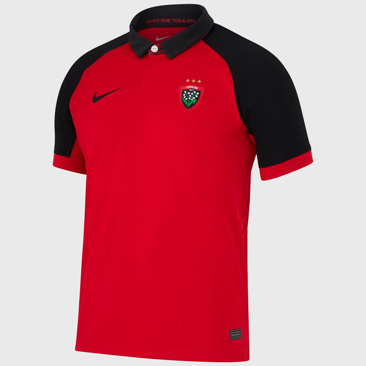 Nike RC Toulon Men's Home Stadium Rugby Shirt 2023/24 - Rugbystuff.com