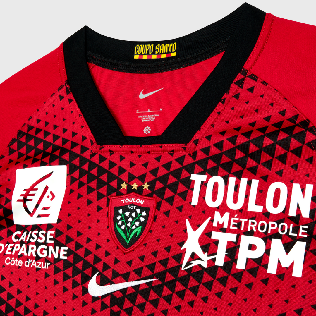 Nike RC Toulon Men's Home Stadium Rugby Shirt 2025/26 - Rugbystuff.com