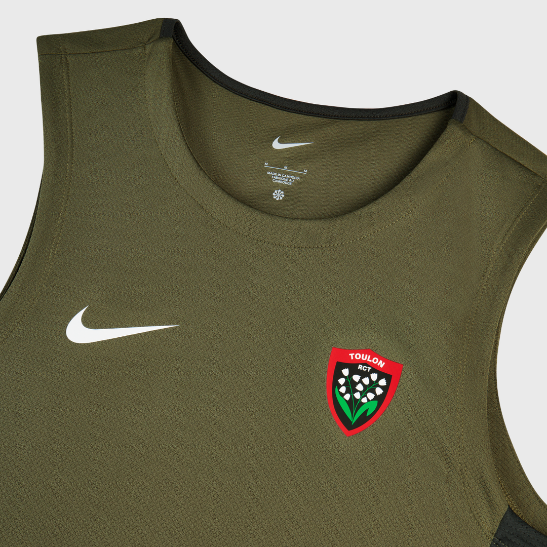 Nike RC Toulon Rugby Men's Training Singlet Olive 2026/27