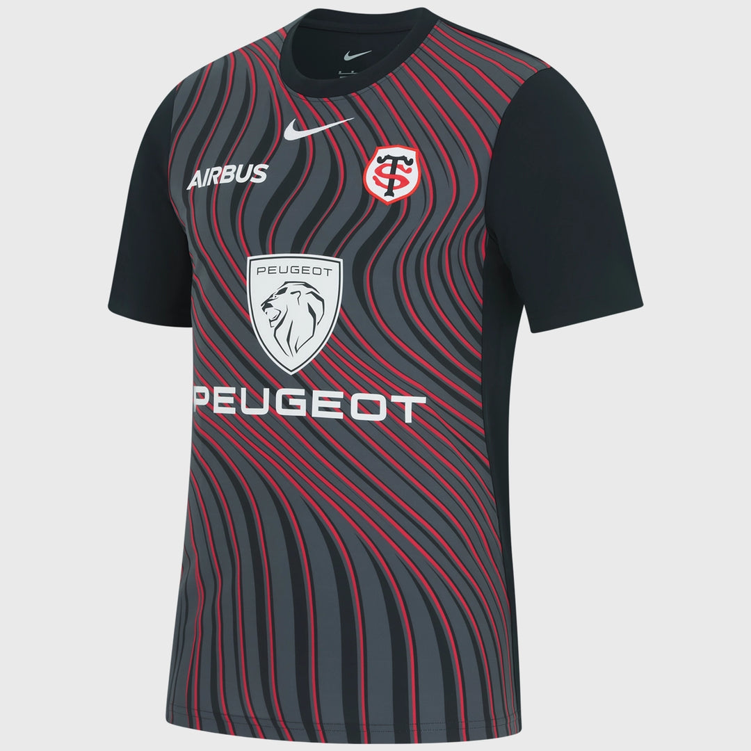 Nike Stade Toulousain Men's Pre-Match Training Rugby Shirt 2023/24 - Rugbystuff.com