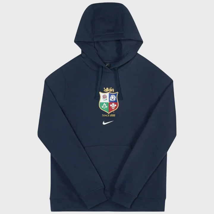 Nike British & Irish Lions Women's Overhead Hoody Navy - Rugbystuff.com