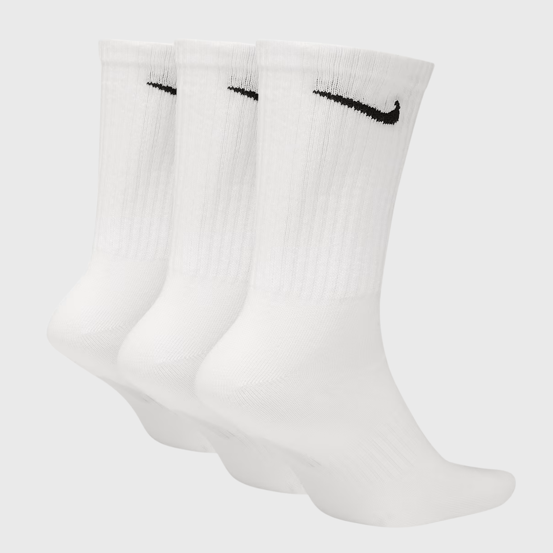 Nike Cushioned Training Crew Socks White 3 Pack