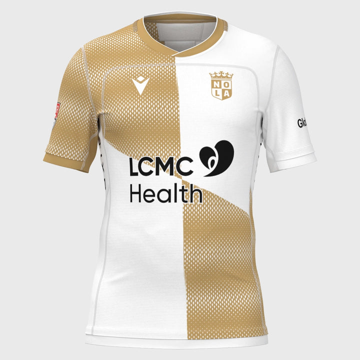 Macron NOLA Gold MLR Home Replica Rugby Shirt 2025 - Rugbystuff.com