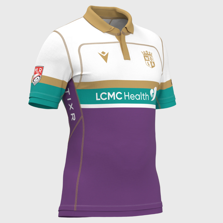 Macron NOLA Gold MLR Away Replica Rugby Shirt 2025 - Rugbystuff.com