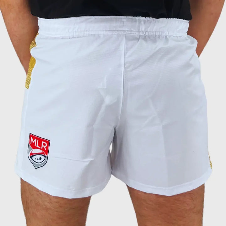 Macron NOLA Gold MLR Home Rugby Shorts 2025 - Rugbystuff.com