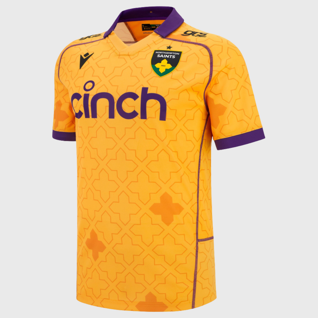 Macron Northampton Saints Away Replica Rugby Shirt 2025/26 - Rugbystuff.com