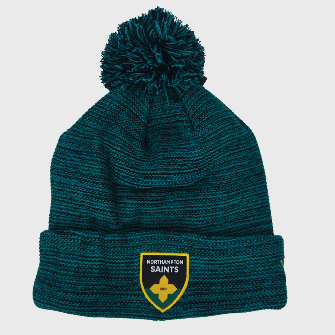 Macron Northampton Saints Bobble Beanie Hat 2025/26 - Rugbystuff.com