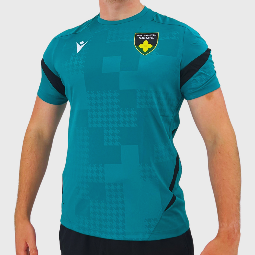 Macron Northampton Saints Poly Tee 2025/26 - Rugbystuff.com