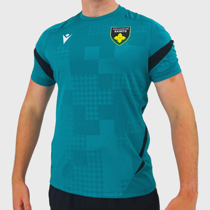 Macron Northampton Saints Poly Tee 2025/26 - Rugbystuff.com