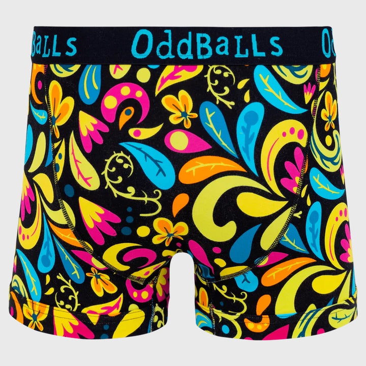 OddBalls Botanical Boxer Shorts - Rugbystuff.com