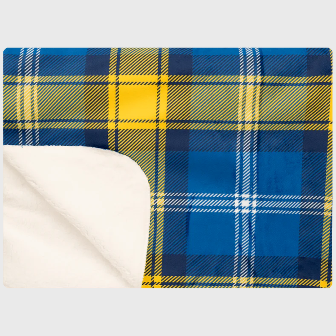 OddBalls My Name'5 Doddie Tartan Blanket - Rugbystuff.com