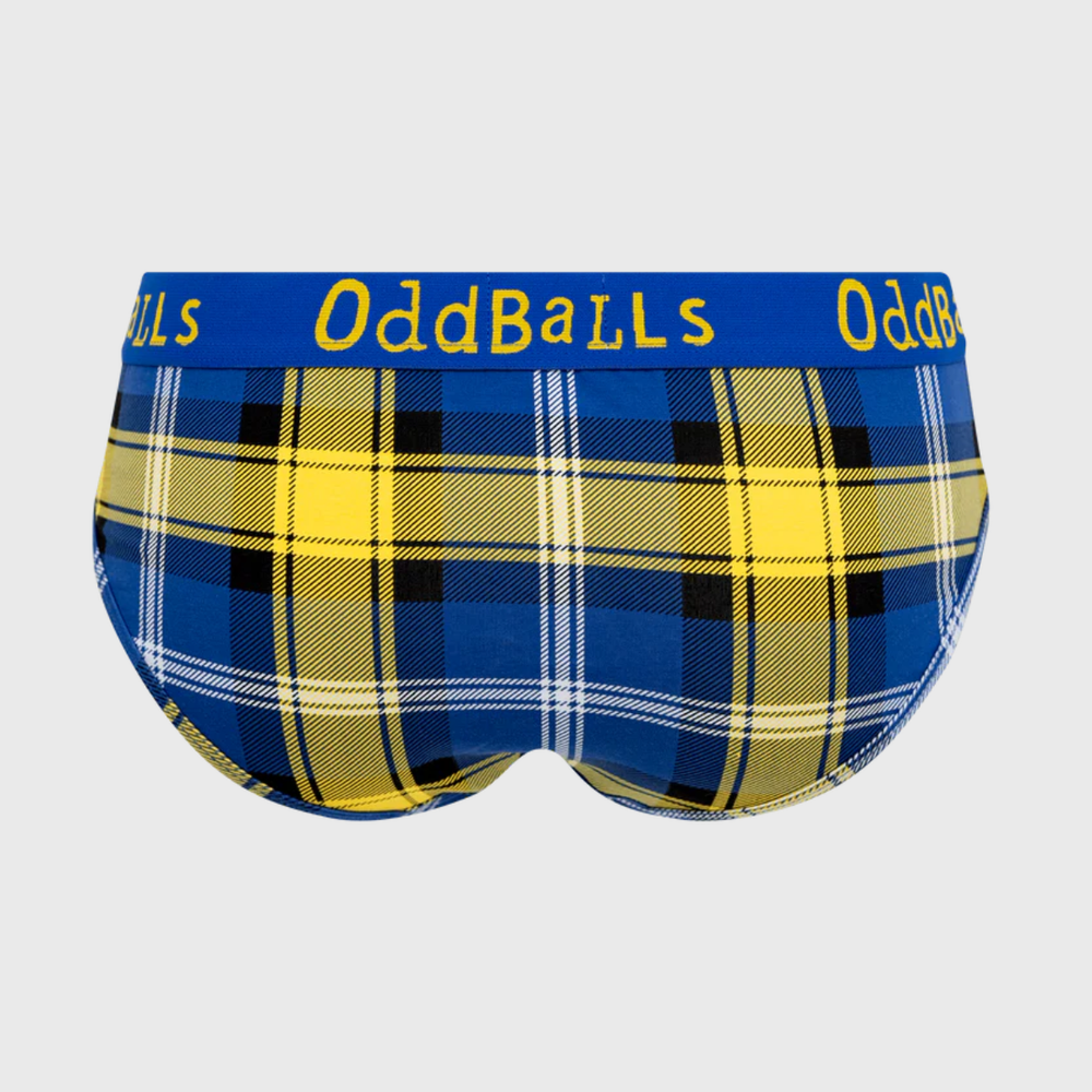 OddBalls My Name'5 Doddie Tartan Ladies Briefs - Rugbystuff.com