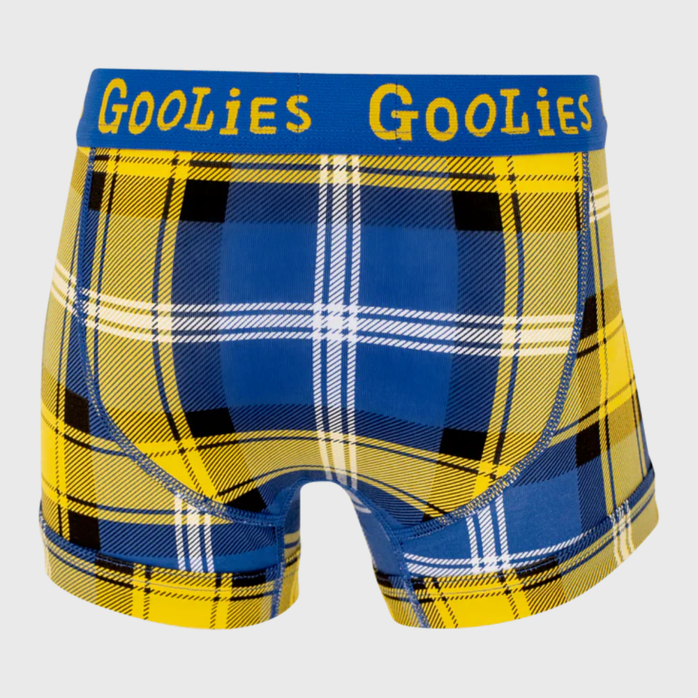 OddBalls My Name'5 Doddie Tartan Boxer Shorts - Kids - Rugbystuff.com