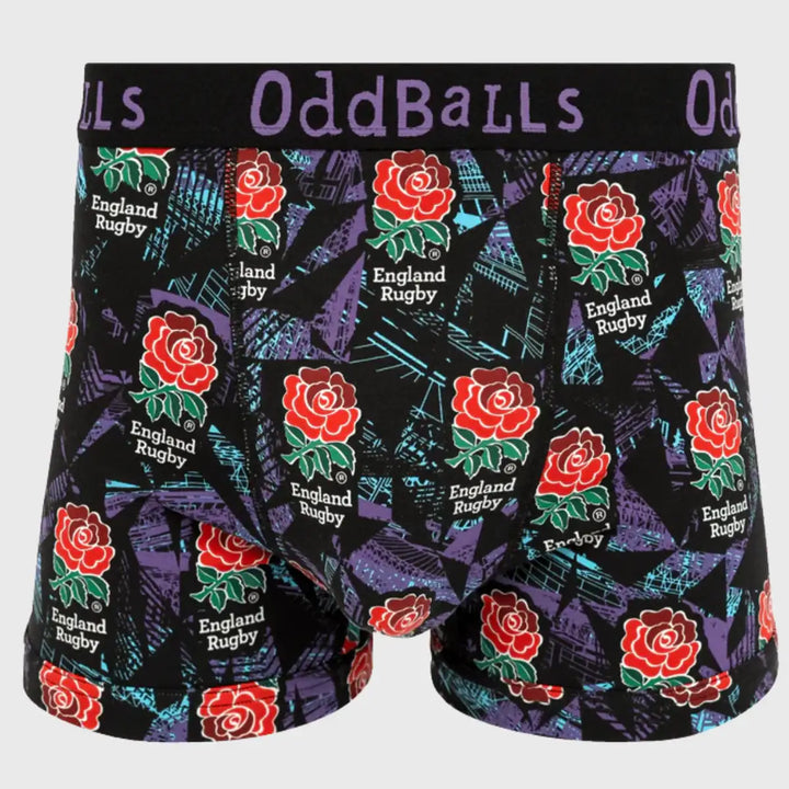 OddBalls England Rugby Alternate Boxer Shorts 25/26 - Rugbystuff.com