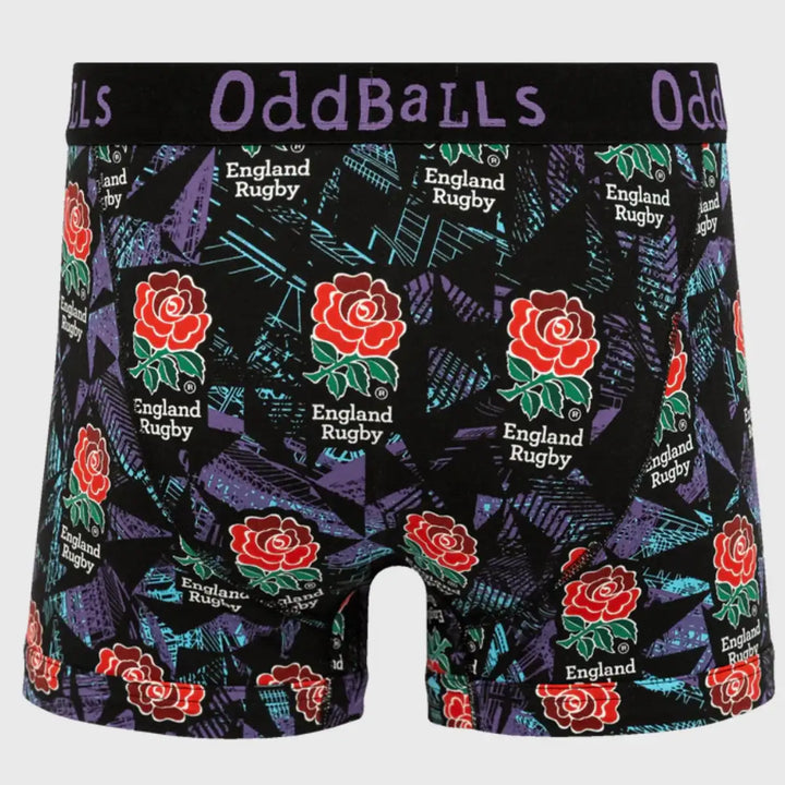 OddBalls England Rugby Alternate Boxer Shorts 25/26 - Rugbystuff.com