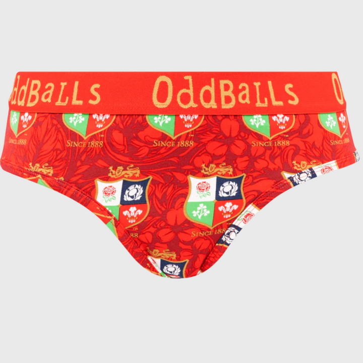 OddBalls British & Irish Lions Women's Briefs - Rugbystuff.com
