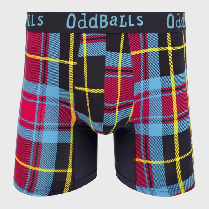 OddBalls Tartan Bamboo Boxer Shorts