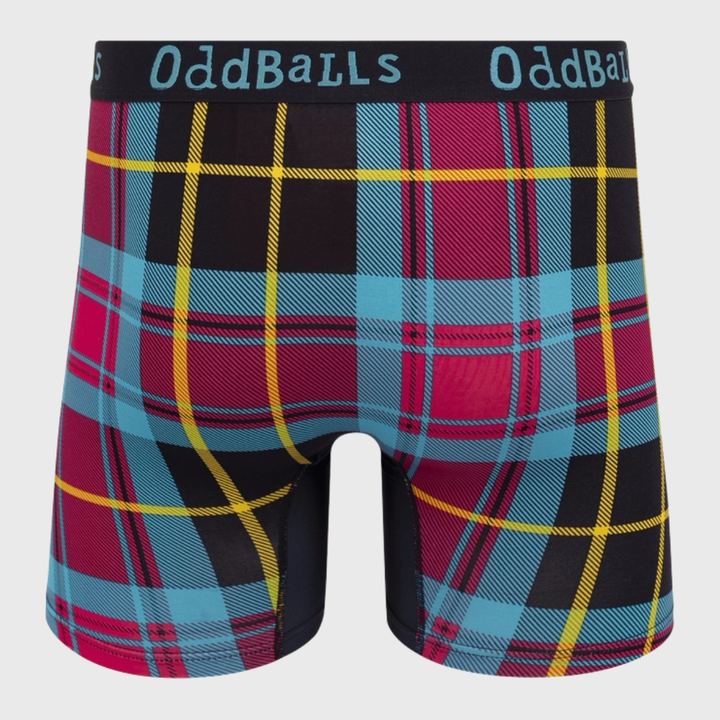 OddBalls Tartan Bamboo Boxer Shorts