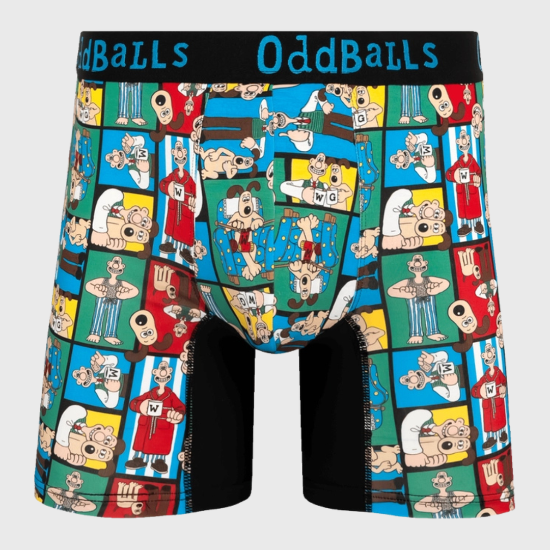 OddBalls Wallace & Gromit Bamboo Boxer Shorts