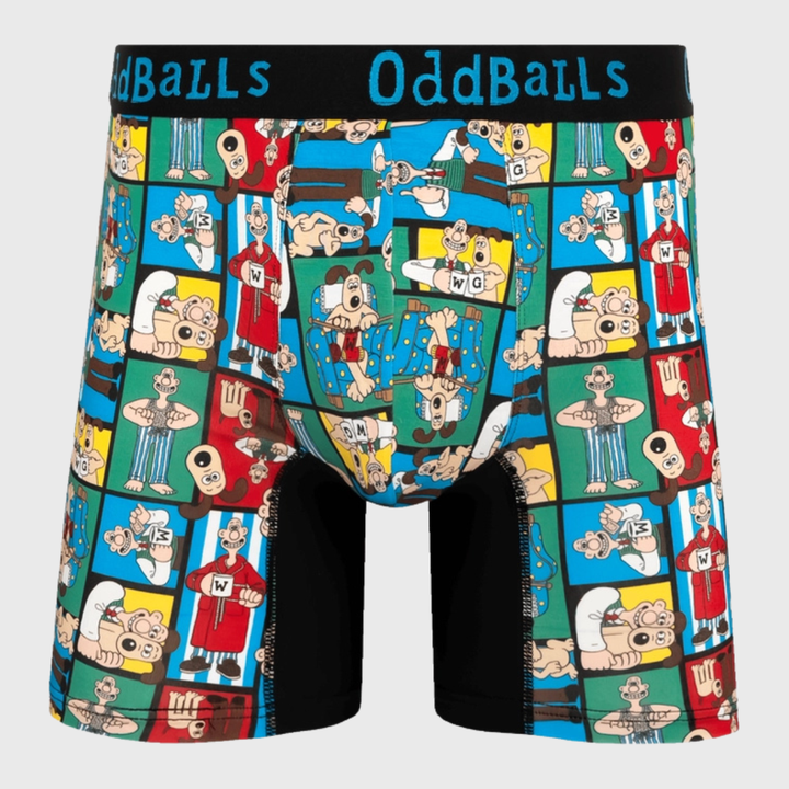 OddBalls Wallace & Gromit Bamboo Boxer Shorts