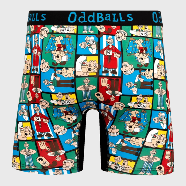 OddBalls Wallace & Gromit Bamboo Boxer Shorts