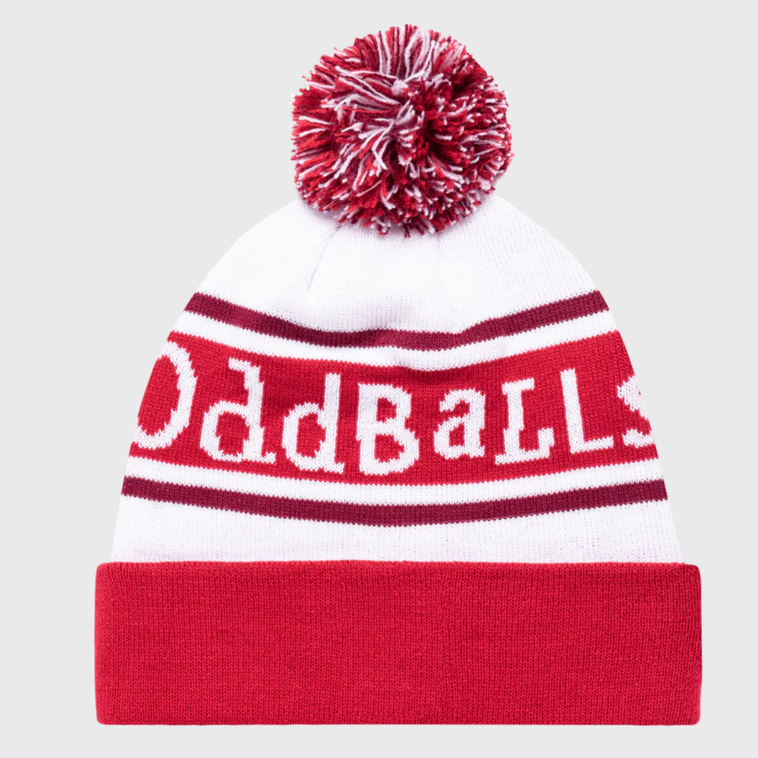 OddBalls England Rugby Home Bobble Beanie Hat