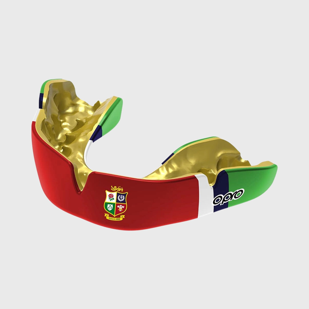 Opro Instant Custom-Fit British & Irish Lions Mouthguard - Rugbystuff.com