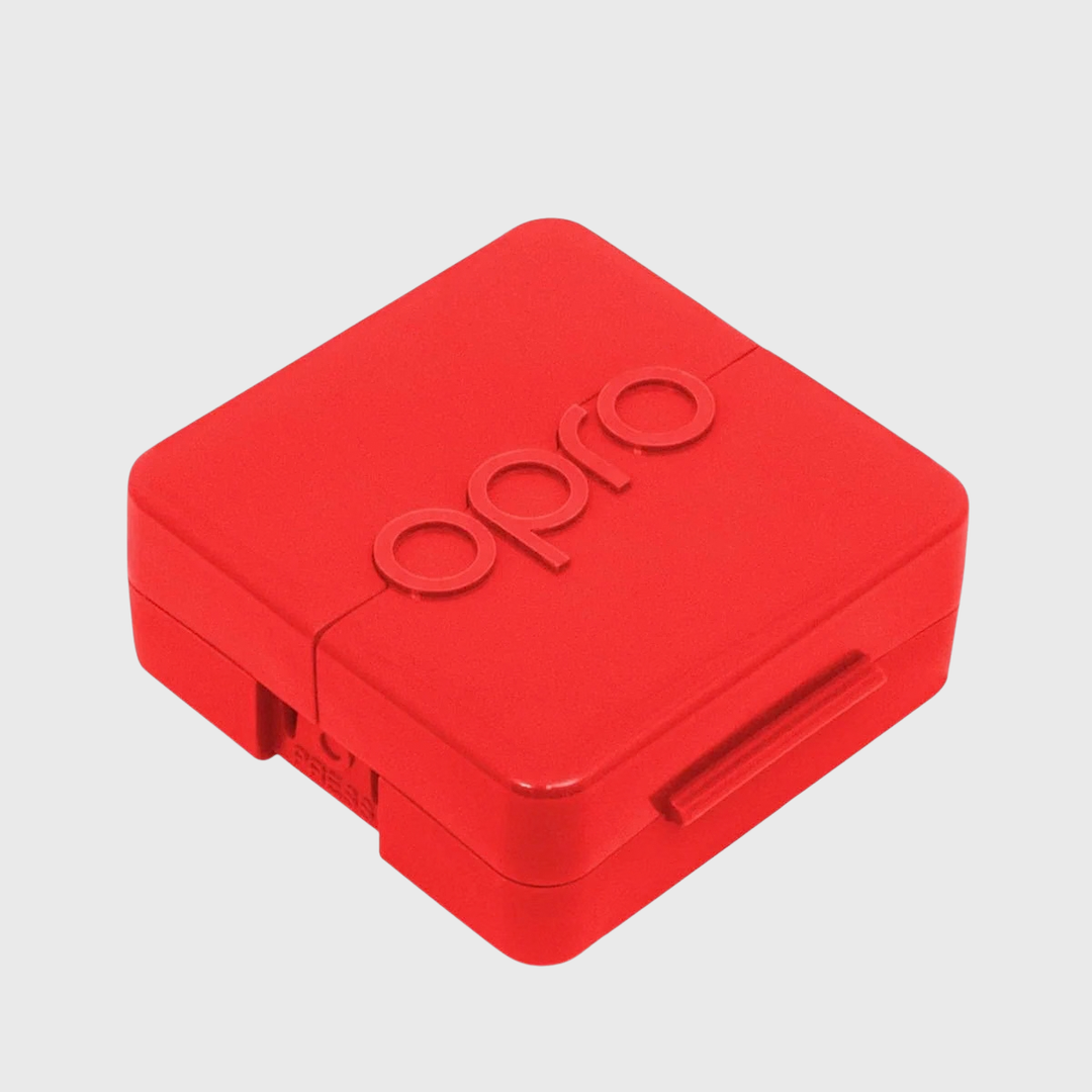 Opro Anti-Microbial Mouthguard Case Red