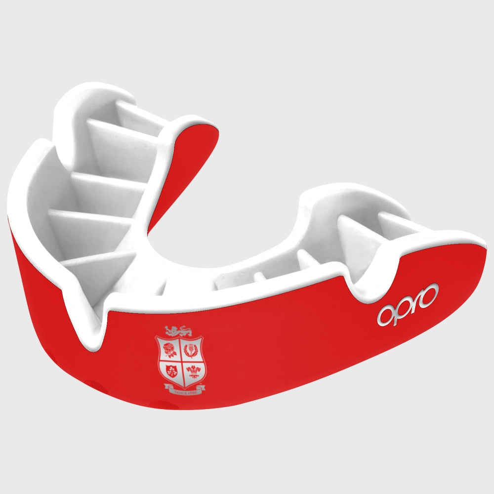 Opro Silver Gen4 Mouthguard British and Irish Lions - Rugbystuff.com