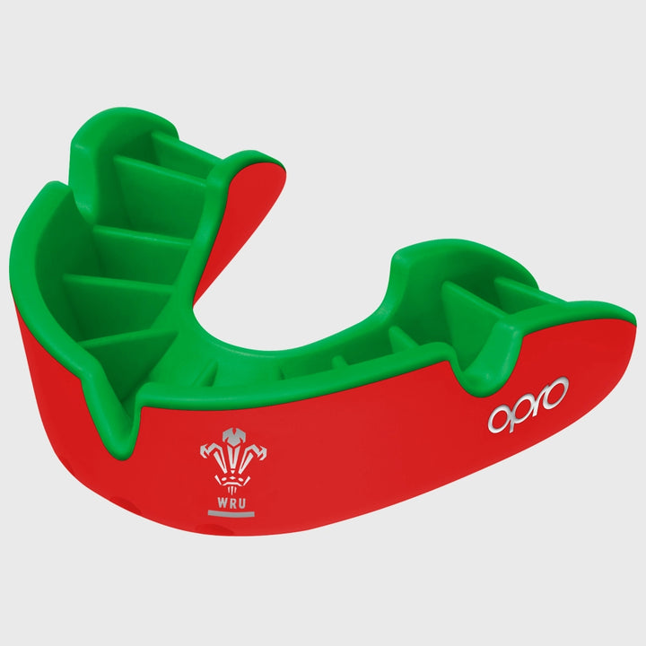 Opro Silver Gen4 Mouthguard Wales - Rugbystuff.com